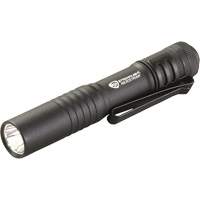 MicroStream&reg; Pen Light, LED, 45 Lumens, Aluminum Body, AAA Batteries, Included NTL Industrial