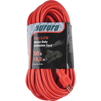 Vinyl Extension Cord, Outdoor, SJTW, 14/3 AWG, 15 A, 3 Outlet(s), 50' NTL Industrial
