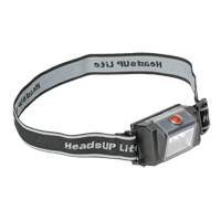 HeadsUp Lite 2610 Headlamp, LED, 30 Lumens, 19 Hrs. Run Time, AAA Batteries NTL Industrial