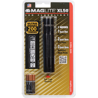XL50Flashlights, LED, 200 Lumens, AAA Batteries NTL Industrial