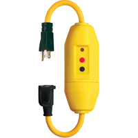 Jeux de cordons avec disjoncteur de fuite &agrave; la terre en ligne , 120 V, 15 A, Cordon de  NTL Industrial