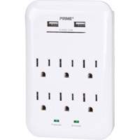 Prime&reg; USB Charger with Surge Protector NTL Industrial