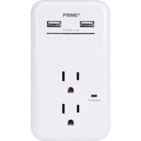 Prime&reg; USB Charger with Surge Protector NTL Industrial