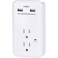 Prime&reg; USB Charger with Surge Protector NTL Industrial