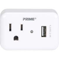 Prime&reg; USB Charger with Surge Protector NTL Industrial