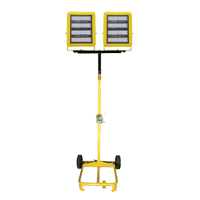 Dual-Head Cart with Winch, LED, 400 W, 60000 Lumens, Aluminum Housing NTL Industrial