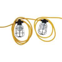 LED Stringlights, 5 Lights, 600" L, Metal Housing XH270 | NTL Industrial