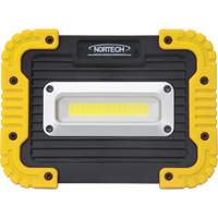 Portable Work Light, LED, 10 W, 1000 Lumens, Plastic Housing XH393 | NTL Industrial
