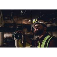 USB HAZ-LO&reg; Intrinsically Safe Headlamp, LED, 250 Lumens, 7 Hrs. Run Time, Rechargeable Batteries NTL Industrial