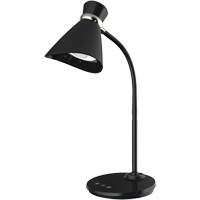 Desk Lamp, 6 W, LED, 16" Neck, Black XI492 | NTL Industrial