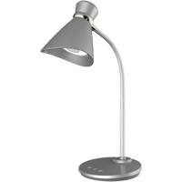 Desk Lamp, 6 W, LED, 16" Neck, Silver XI493 | NTL Industrial