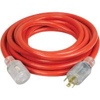 Generator Extension Cord with Quad Tap, 10 AWG, 30 A, 4 Outlet(s), 25' XI765 | NTL Industrial