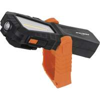 Rechargeable COB Work Light with Magnetic Pivot Base, LED, 240 Lumens, Plastic Housing XJ168 | NTL Industrial