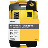 Bloc d'alimentation pour atelier, 8 Prise(s), 6', 15 A, 1875 W, 125 V NTL Industrial