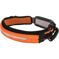 Lampe frontale &agrave; faisceau large avec bandeau, DEL, 575 lumens, 4 hres de fonctionnement, piles Rechargeable NTL Industrial