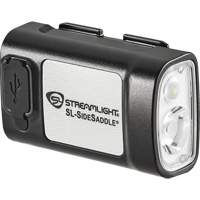 SL-SIDESADDLE&reg; USB Hardhat & Helmet Light, LED, 350/320/400 Lumens, 6.25/7/5 Hrs. Run Time, Rechargeable Batteries NTL Industrial