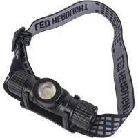Lampe frontale magn&eacute;tique, DEL, 1100 lumens, 4.5 hres de fonctionnement, piles Rechargeable NTL Industrial
