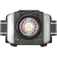 FL97R Tri-Colour Headlamp with Twist Focus & Voice Activation, LED, 830 Lumens, 2 Hrs. Run Time, Rechargeable Batteries NTL Industrial