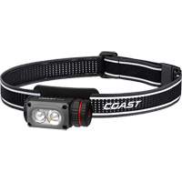 WPH10R Dual Colour Headlamp with Magnet & Clip, LED, 500 Lumens, 3.25 Hrs. Run Time, Rechargeable Batteries NTL Industrial