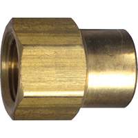 Reduced Pipe Coupling, Brass, 1/2" x 3/8" NTL Industrial