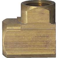 Extruded 90° Elbow Pipe Fitting, FPT, Brass, 1/8" NTL Industrial