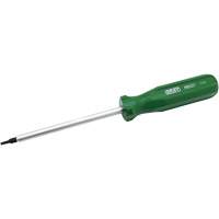 Extra-Long Square Recess Screwdriver, #1 Tip, Round, 10" L, Cushion Grip Handle NTL Industrial