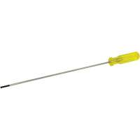 Electrician's Slotted Screwdriver, 3/16" Tip, Round, 15-1/2" L, Plastic Handle NTL Industrial