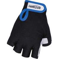 Vibration Dampening Fingerless Gloves, Size X-Large, Goatskin Palm NTL Industrial