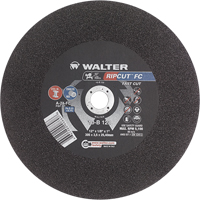 Ripcut™ Stainless Steel & Steel Cut-Off Wheel for Stationary Saws, 12" x 1/8", 1" Arbor, Type 1, Aluminum Oxide, 5100 RPM YC431 | NTL Industrial